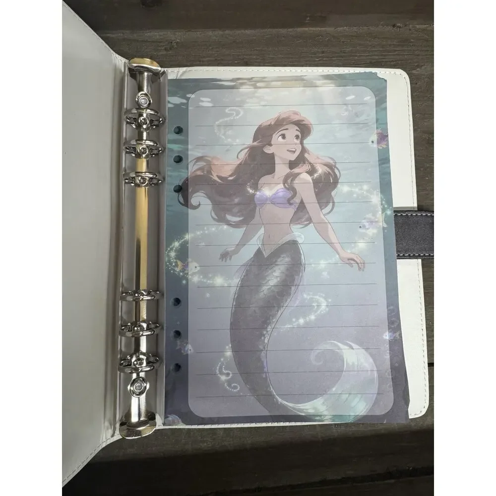 Ariel Little Mermaid Size A5 Binder and matching paper